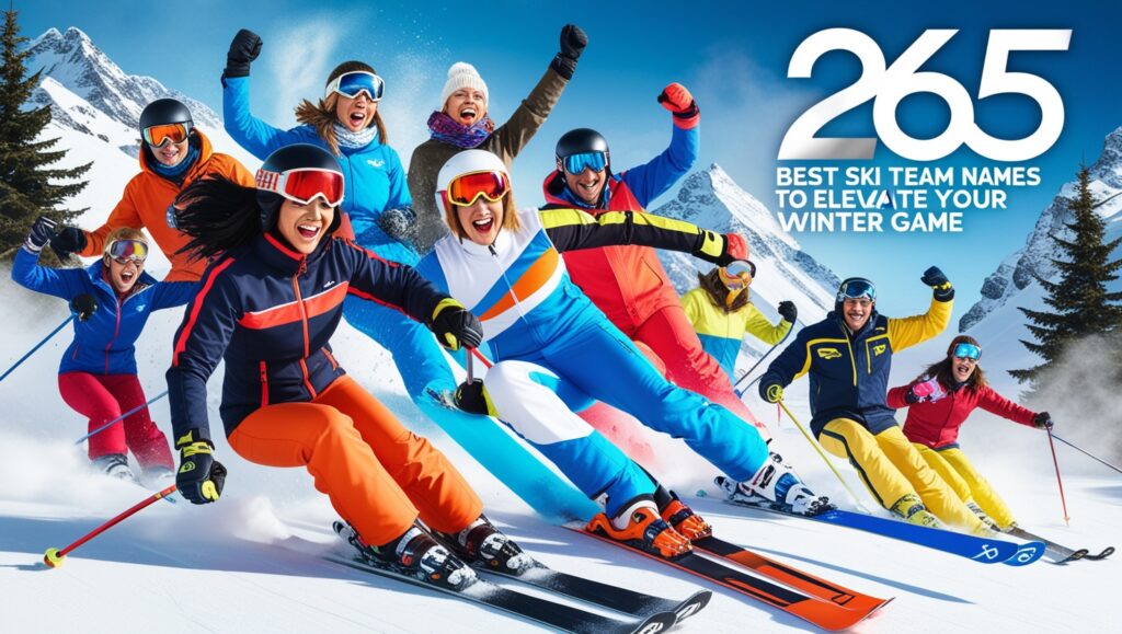 265 Best Ski Team Names Feature Image