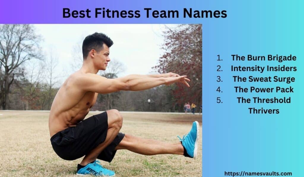 Best Fitness Team Names