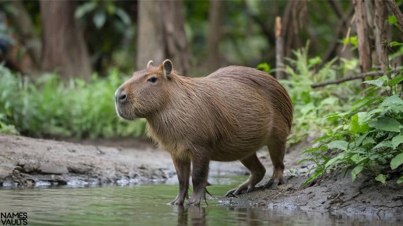 Capybara in Water