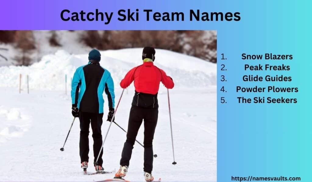 Catchy Ski Team Names