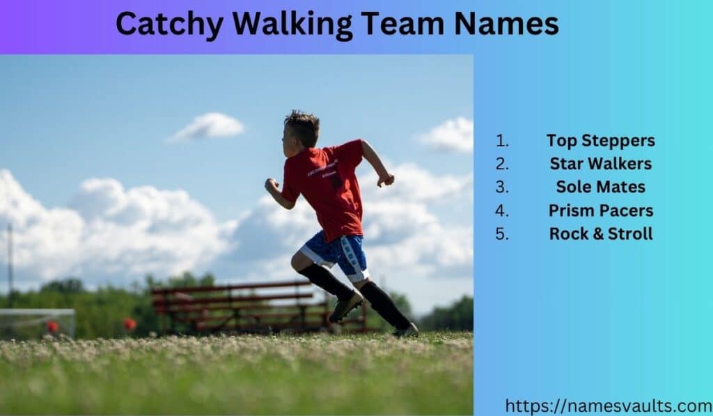 Catchy Walking Team Names