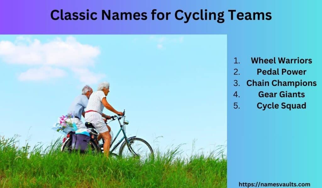 Classic Names for Cycling Teams