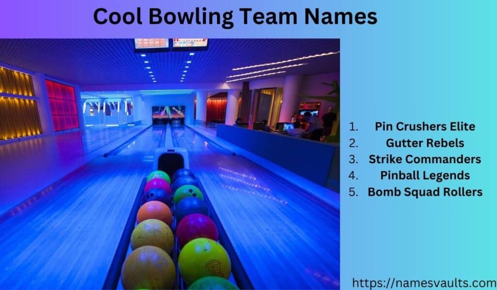 Cool Bowling Team Names