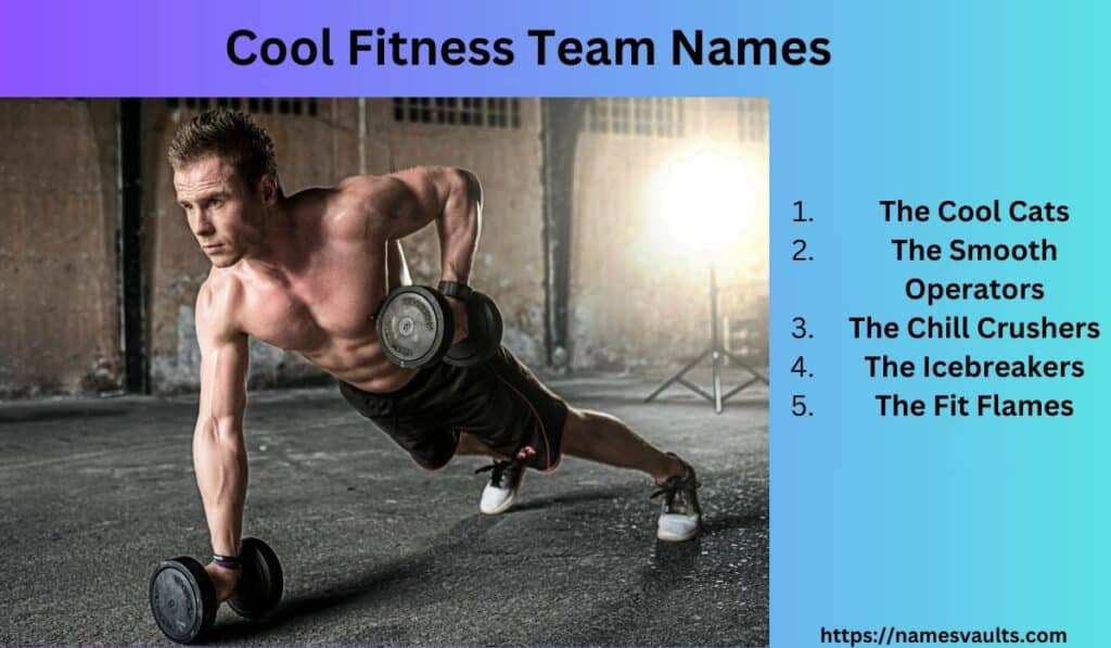 Cool Fitness Team Names