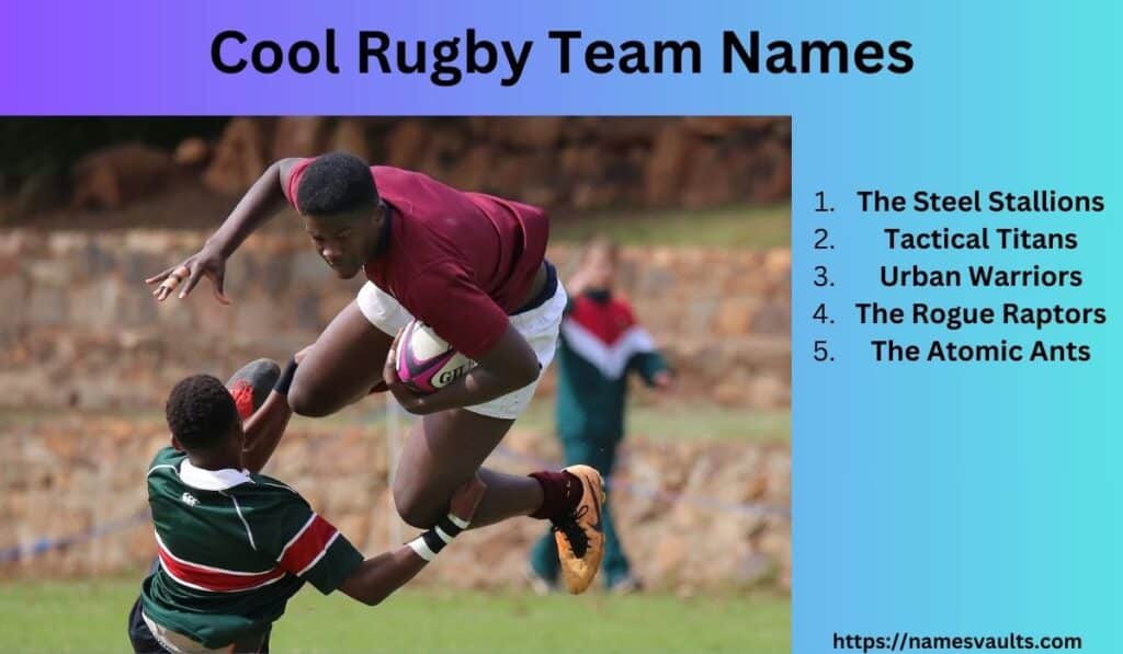 Cool Rugby Team Names