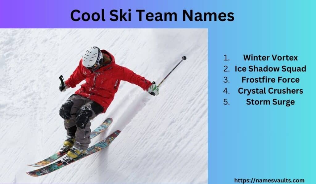 Cool Ski Team Names