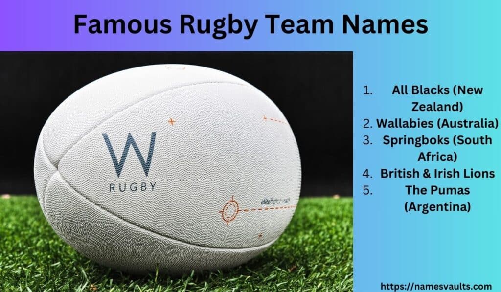 Famous Rugby Team Names