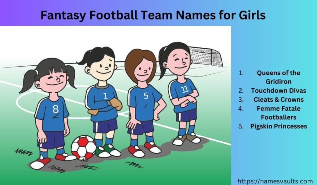 Fantasy Football Team Names for Girls