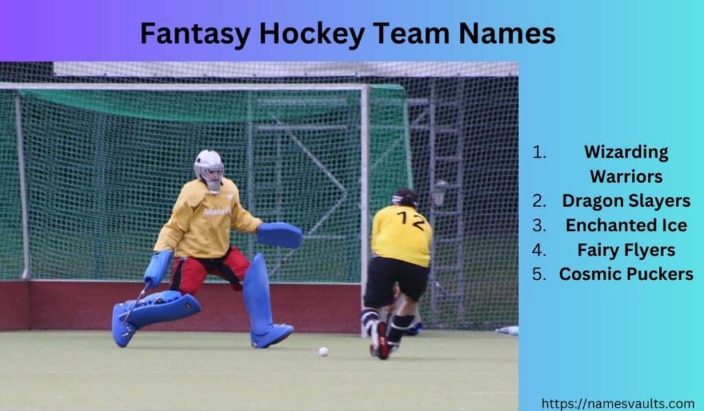 Fantasy Hockey Team Names