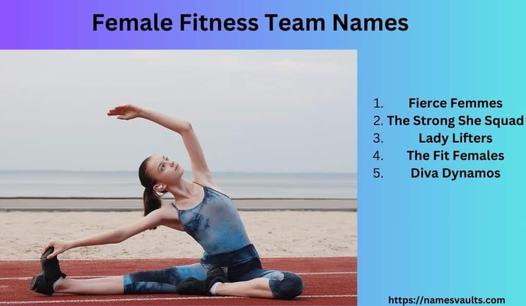 Female Fitness Team Names