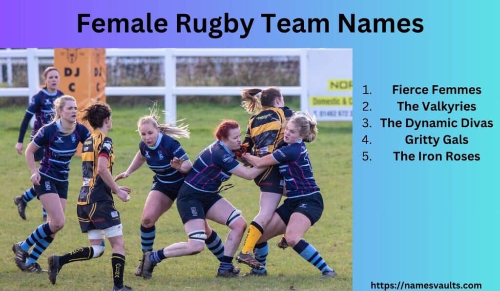 Female Rugby Team Names