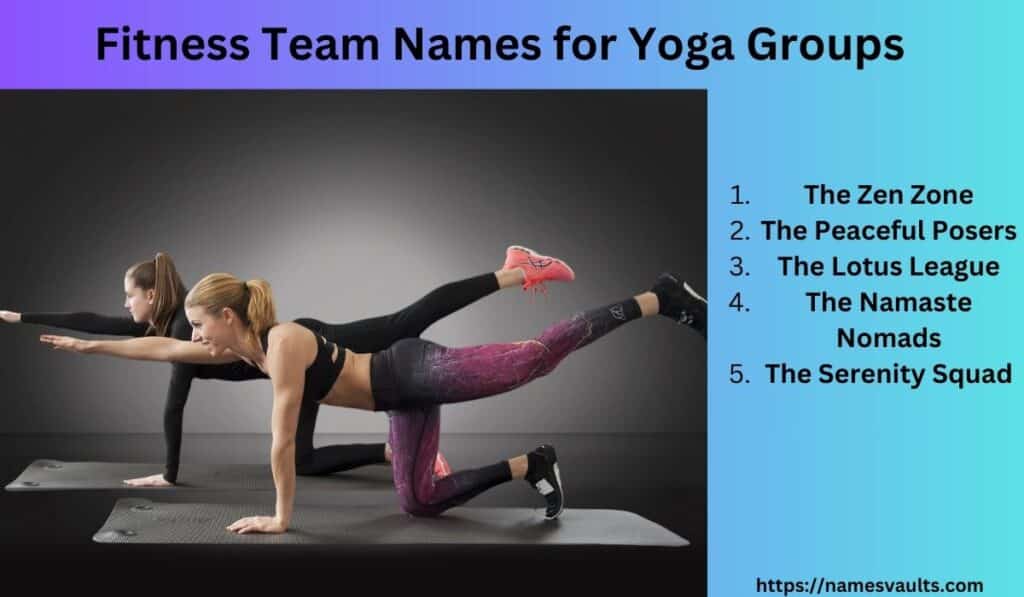 Fitness Team Names for Yoga Groups