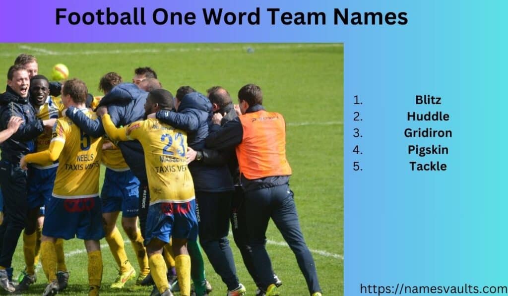 Football One Word Team Names