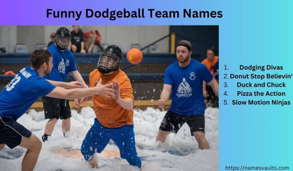 Funny Dodgeball Team Names