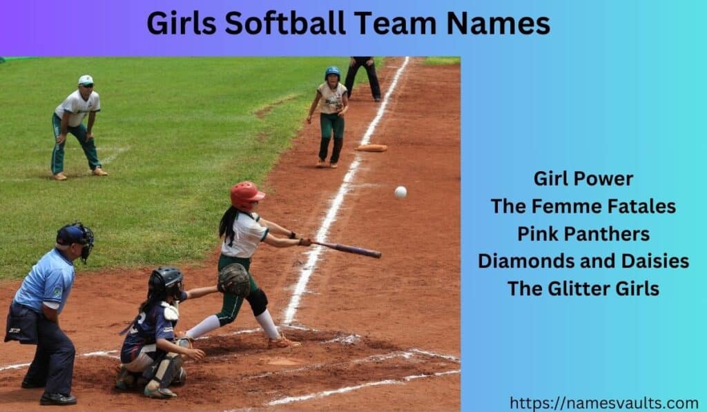 Girls Softball Team Names