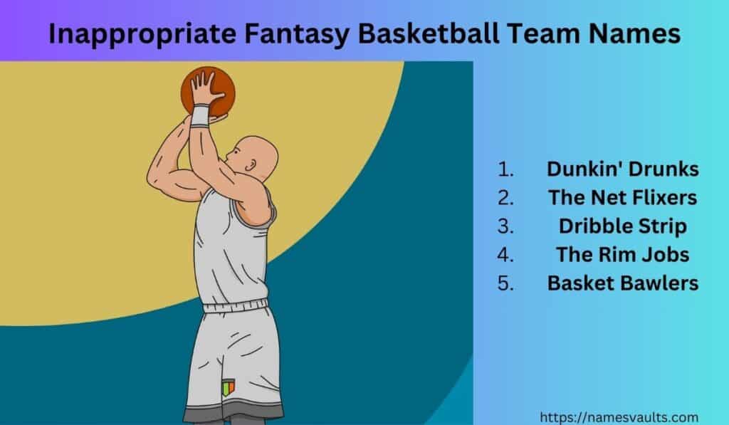 Inappropriate Fantasy Basketball Team Names