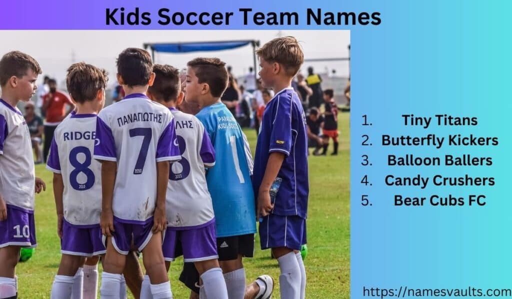 Kids Soccer Team Names