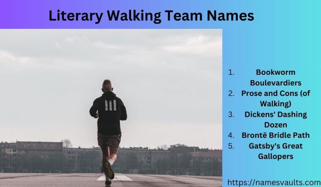 Literary Walking Team Names