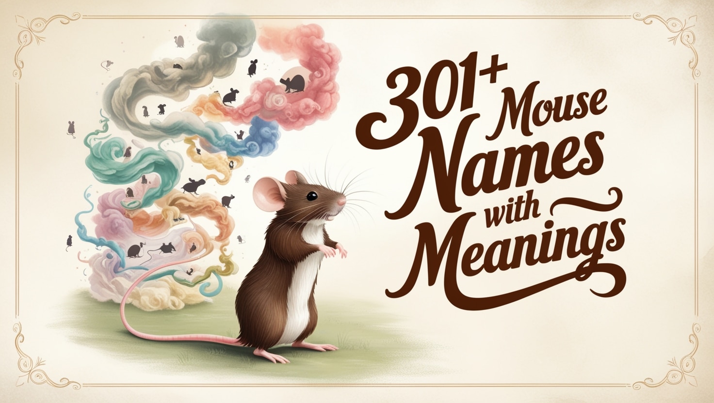 301+ Mouse Names with Meanings - Names Vaults