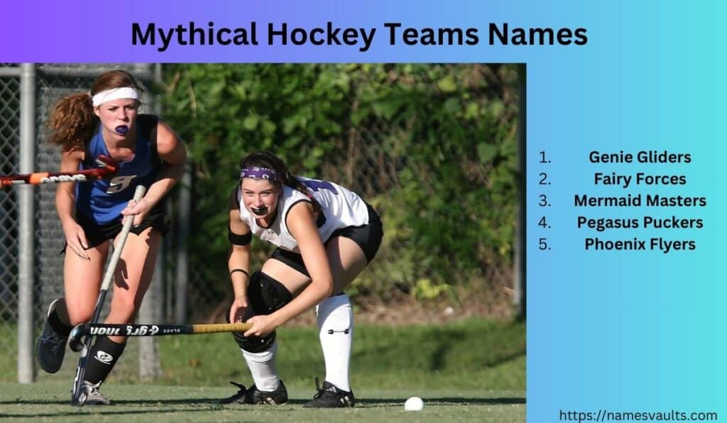 Mythical Hockey Teams Names