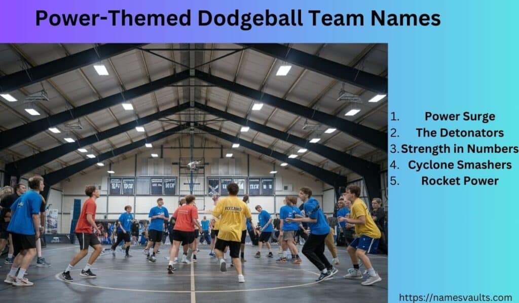 Power-Themed Dodgeball Team Names