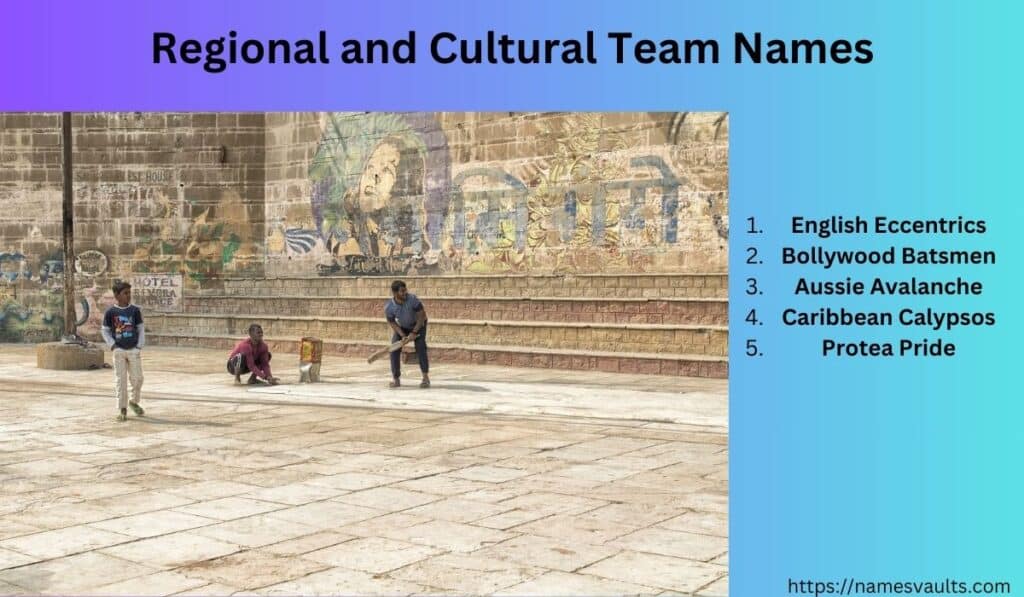 Regional and Cultural Team Names