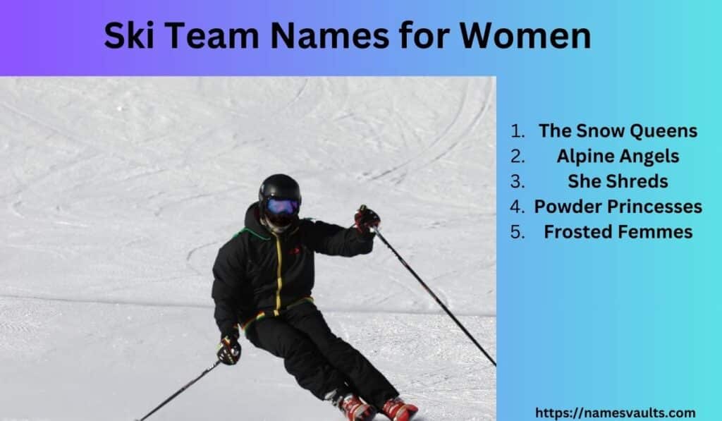 Ski Team Names for Women