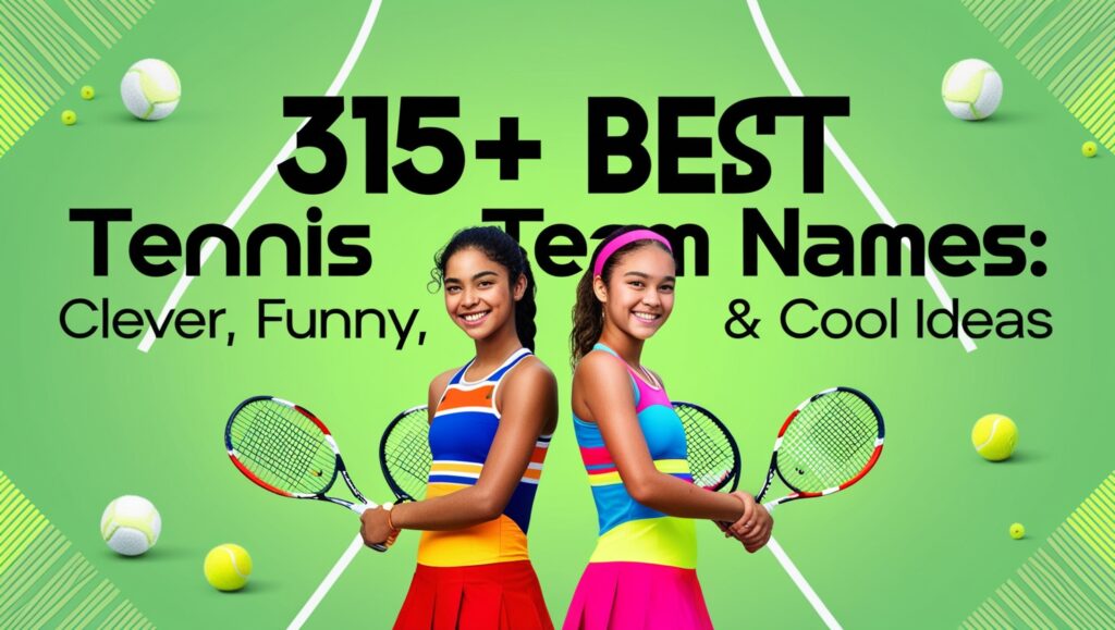 Tennis Team Names Feature Image