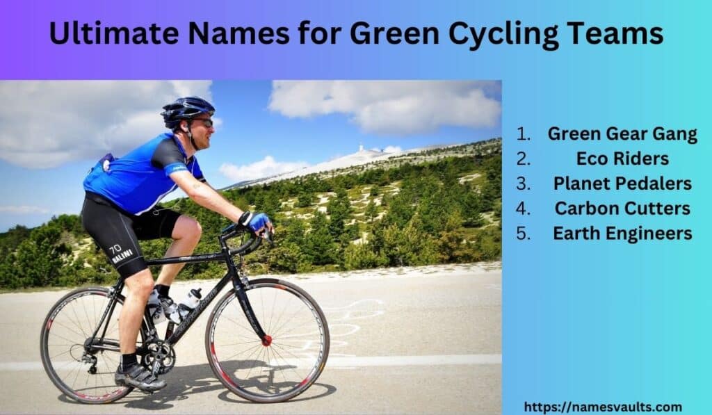 Ultimate Names for Green Cycling Teams