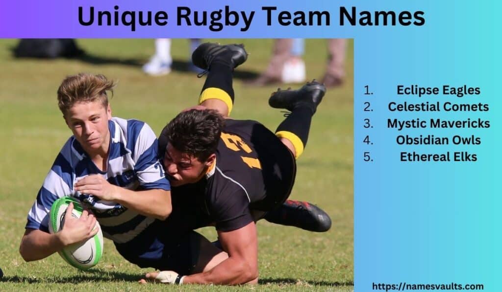 Unique Rugby Team Names