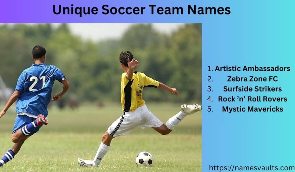 Unique Soccer Team Names