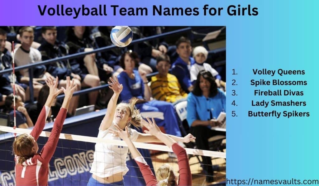 Volleyball Team Names for Girls