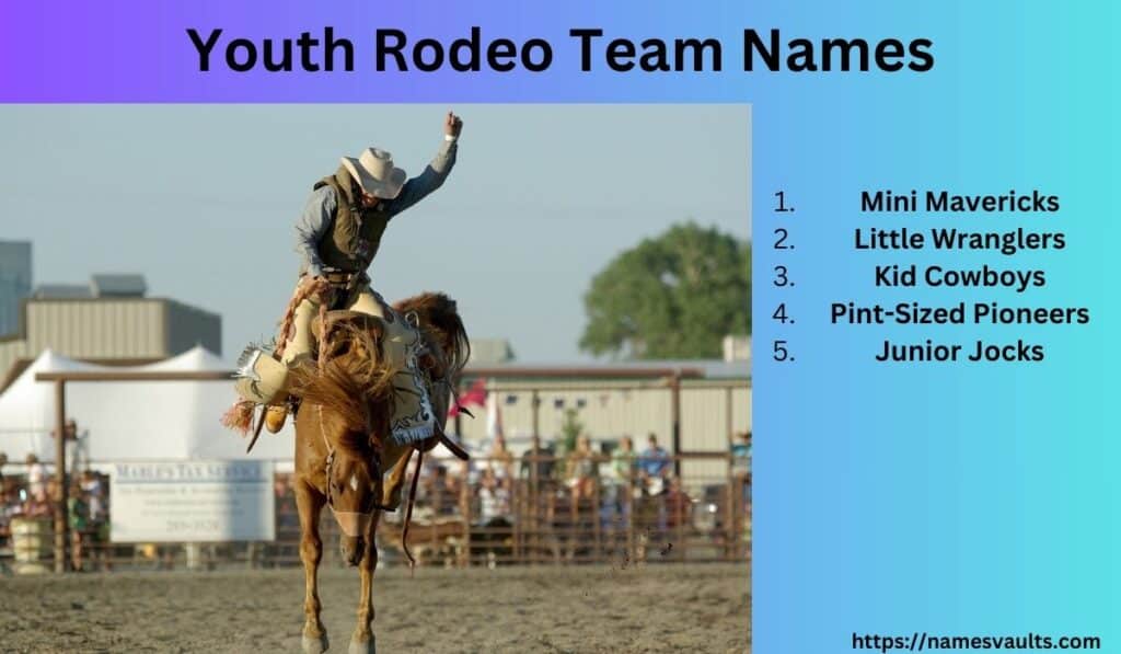 Youth Rodeo Team Names