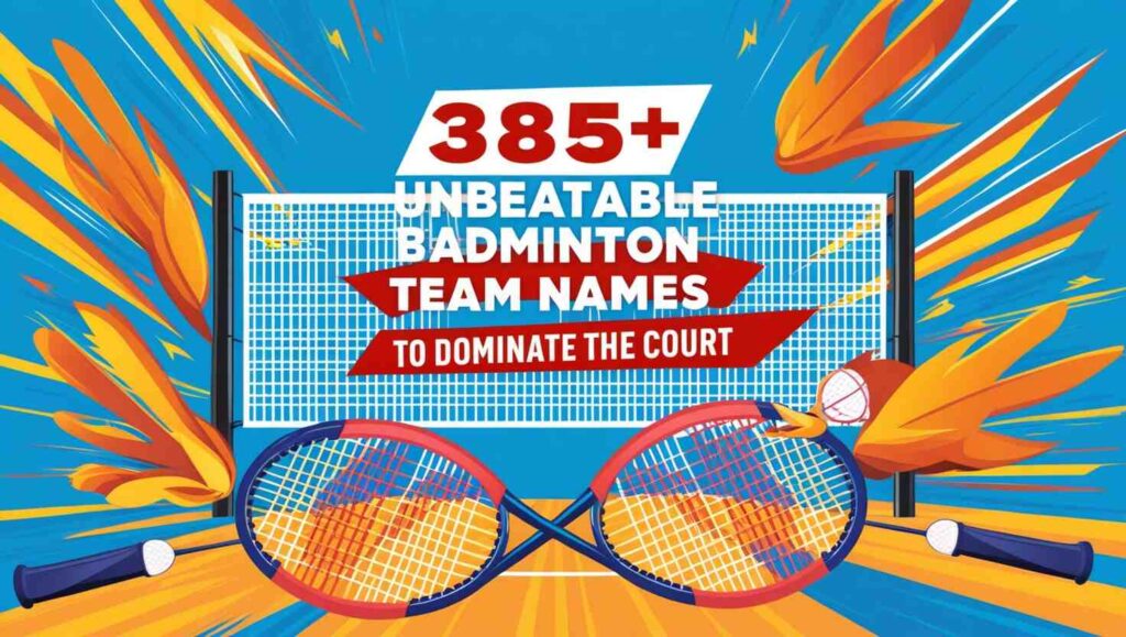 Badminton Team Names Feature Image