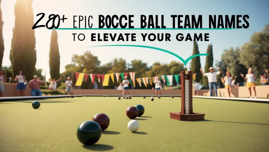 Bocce Ball Team Names Feature Image