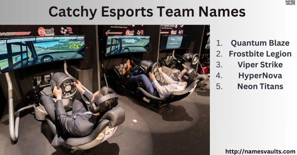 Catchy Esports Team Names