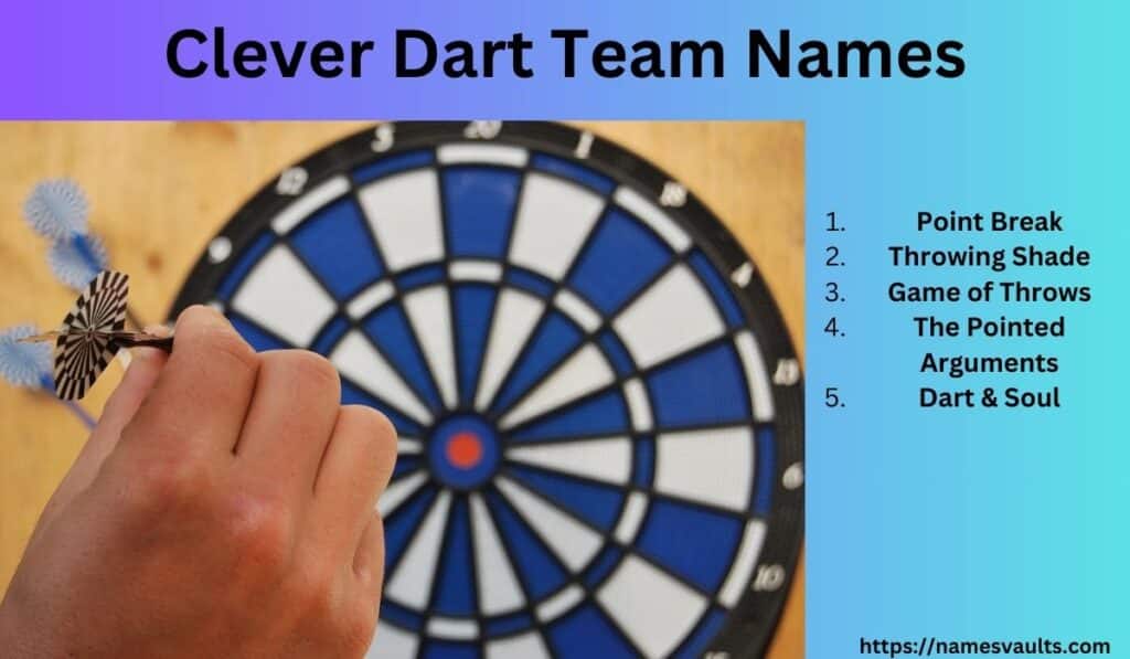 Clever Dart Team Names