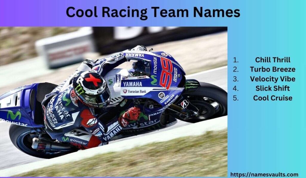 Cool Racing Team Names