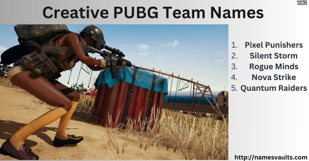 Creative PUBG Team Names