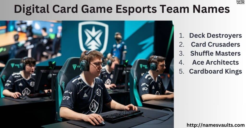 Digital Card Game Esports Team Names