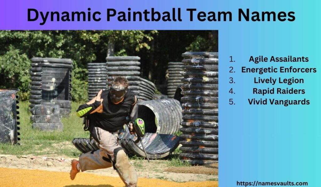 Dynamic Paintball Team Names