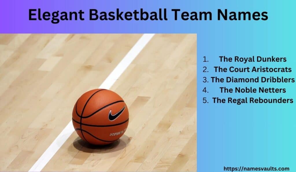 Elegant Basketball Team Names