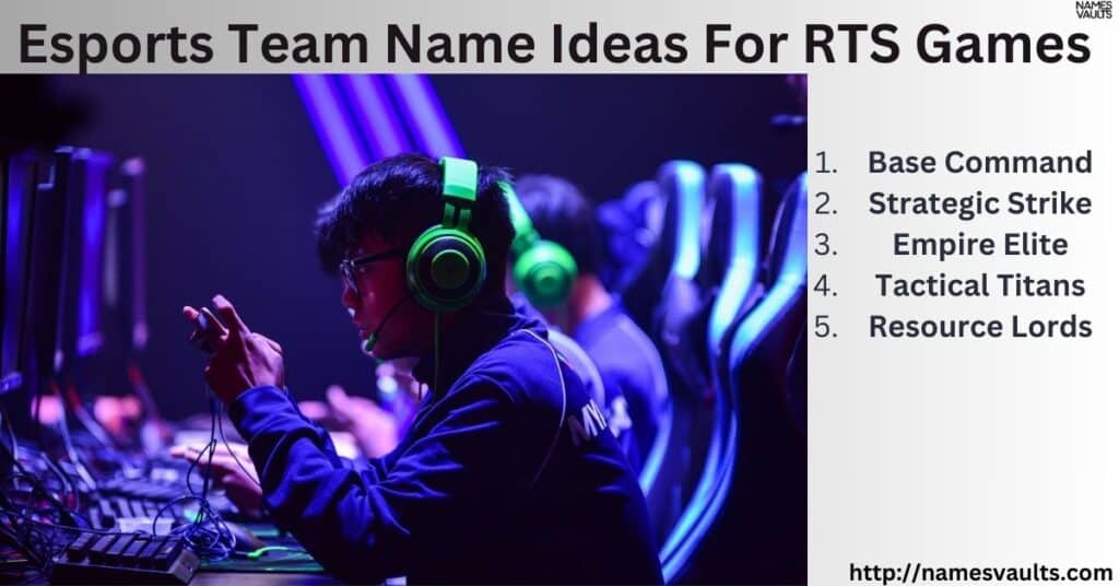 Esports Team Name Ideas For RTS Games