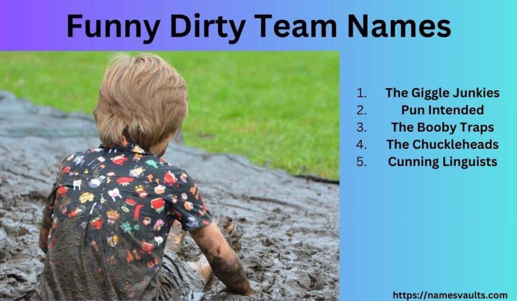 Funny Dirty Team Names