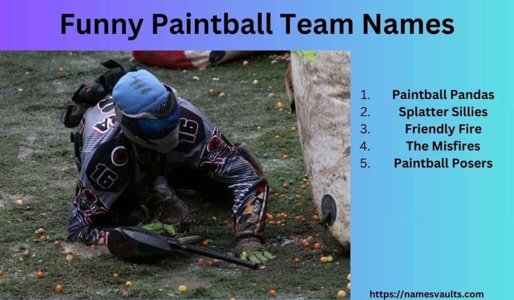 Funny Paintball Team Names