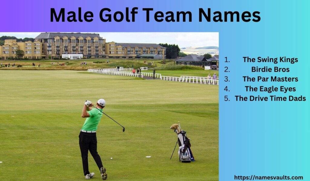 Golf Team Names Male