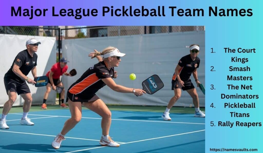 Major League Pickleball Team Names