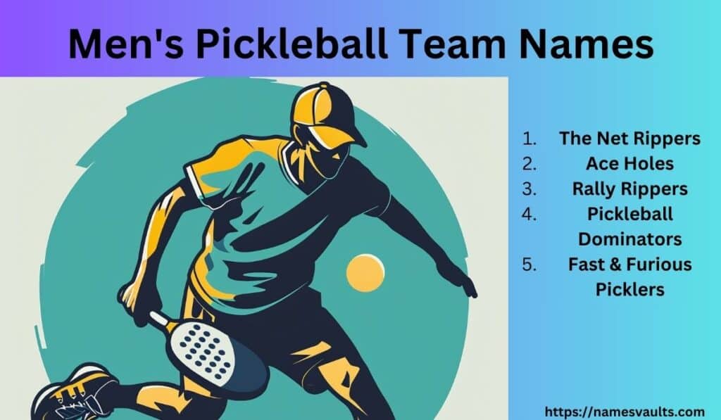 Men's Pickleball Team Names