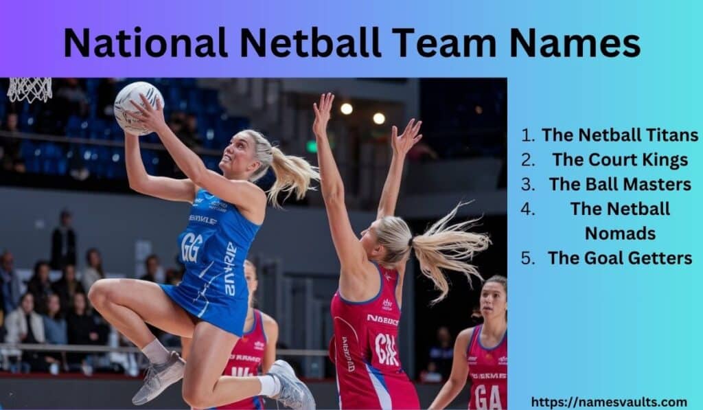 National Netball Team Names