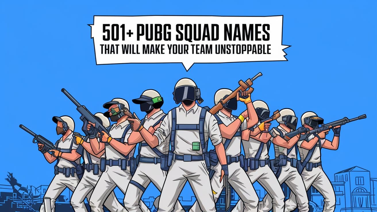 PUBG Squad Names Feature Image